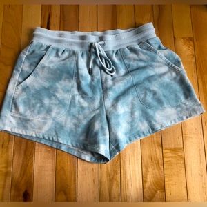 Stars Above light blue sleep shorts - size Small